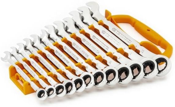 16 Pc. GEARWRENCH Ratcheting Flex Combination Wrench Set, Metric - 9902D