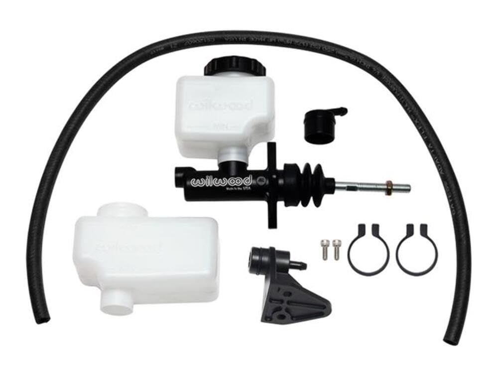 260-13619 Wilwood Master Cylinder (Compact Remote Flange Mount ; Banjo W/Reservoir), 1 Pack