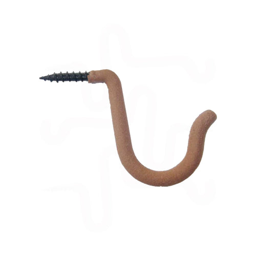 HME Accessory Single-Prong Rubber-Coated Hunting Hook Convenient Way to Backpack, Rattling Antlers, Calls Sharp Tip, Single