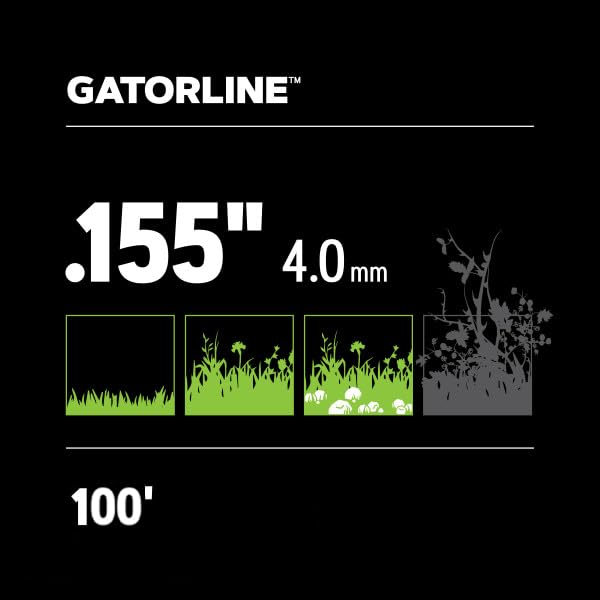Oregon Platinum Gatorline 20-108 Supertwist Trimmer Line .155-Inch by 100-Foot