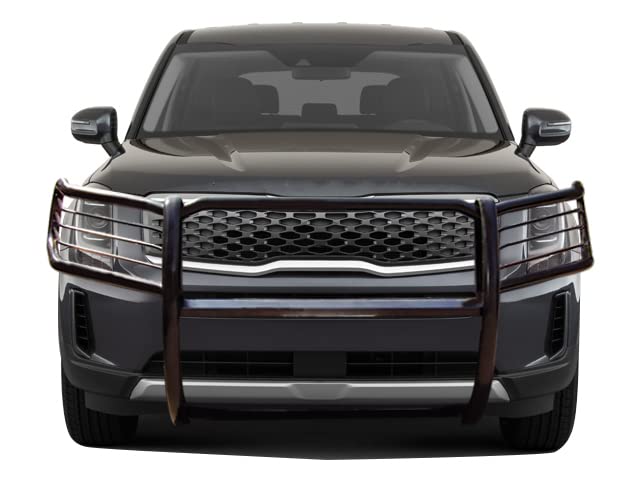 Bumper Guard Black Horse Grille brush Modular Black Compatible with 2020-2024 Kia Telluride-17KI01MA