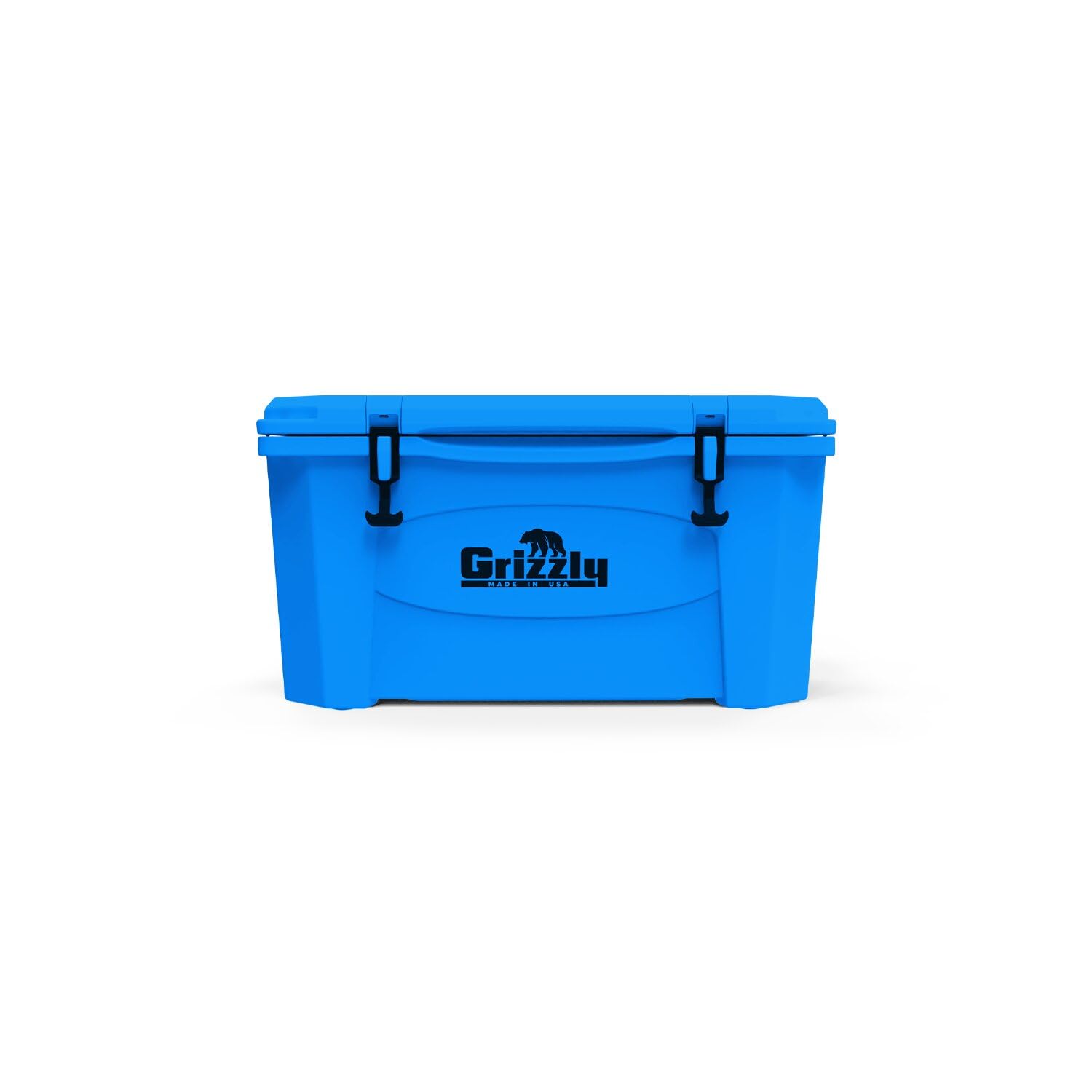 45 Cooler Grizzly | 45 qt Ice Chest Durable Rotomolded Insulated | Made in The USA | Warranty for Life | for Beach Boat Camping Fishing Hunting | G45 | Light Blue