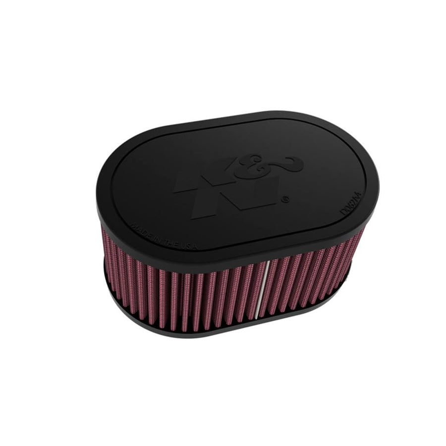 K&N Original High-Flow Lifetime Universal Clamp-On Air Filter: High Performance, Premium, Washable: Flange Diameter: 2.125 In, Filter Height: 3 In, Flange Length: 0.375 In, Type: Oval, RU-3510