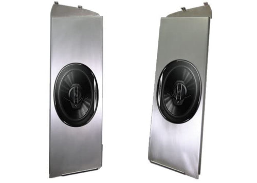 6X9 Speaker Bracket & Brothers Trucks SBNBK72 400W Speaker Kit - Pair