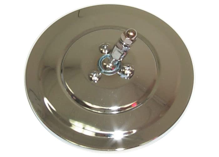 OMH69RC Brothers Trucks Mirror Head - Round/Ribbed - Polished Stainless - Each