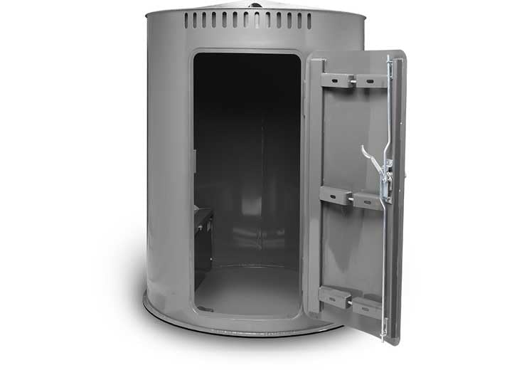 Above Ground TWP05 Twisterpod Max Storm Shelter, 6 Person, EF5 Rated, 63.5" W x 72" H, Rail Grey