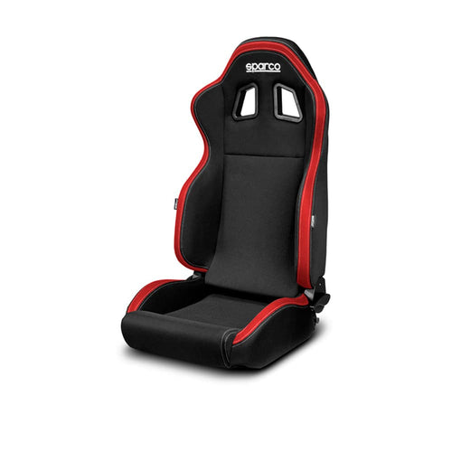 Sport Seat Sparco R100 MY22 Black/Red (Reclinable)