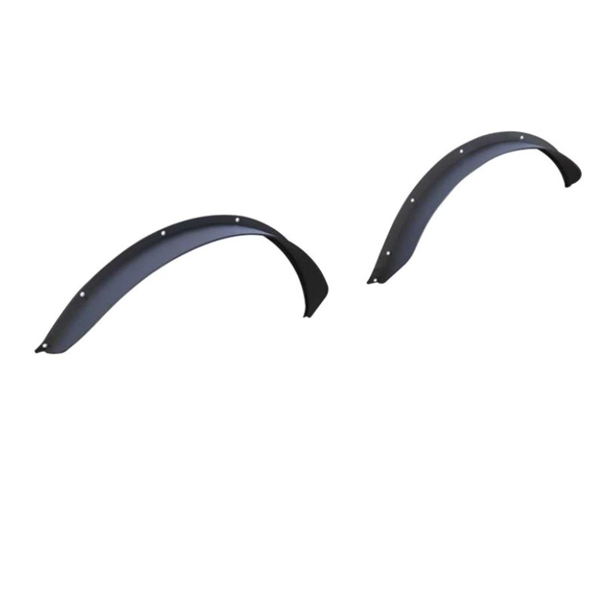 Fender Flares Black Horse Smooth Pocket Style Black Compatible with 2021-2023 Ford Bronco Sport-FF-FBS21SM