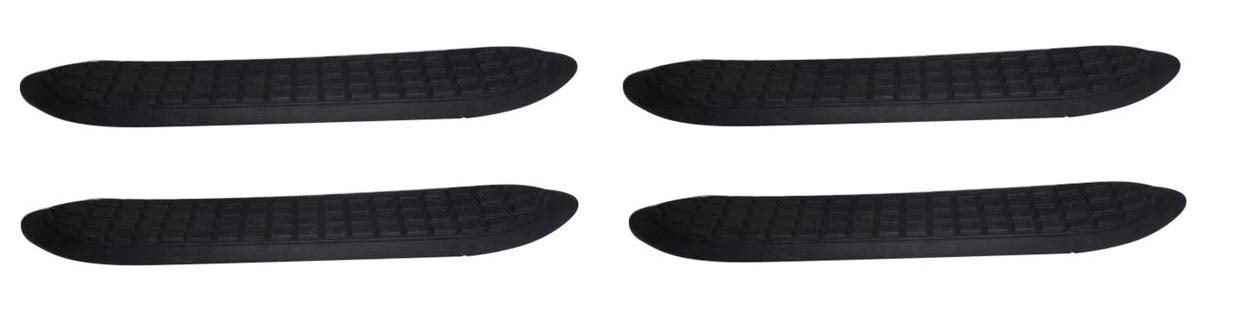 WSP001KIT TrailFX Nerf Bar Pads Replacement Step Pad for 3 Inch Round Bars, Black, 5 Pin Mount, Includes Installation Clips
