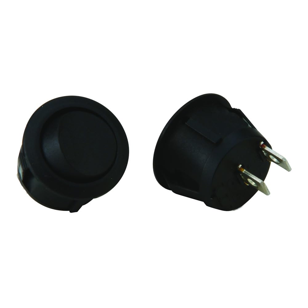 Round Rocker Switch Install Bay No Leads 5 Bag- IBRRS