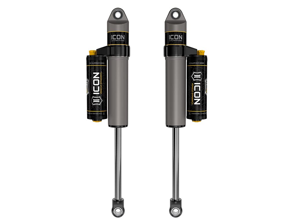 Rear ICON 2.5 VS Shocks w/PB CDCV, Pair, Compatible with 09-23 Ford F150 2/4WD/ 04-08 F150 4WD, 97720CP