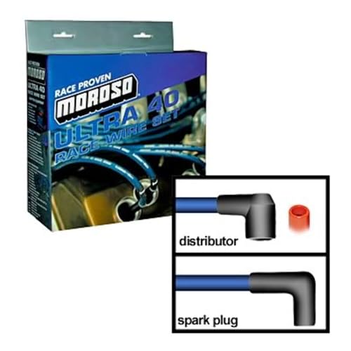 Moroso WIRESET 73803, ULTRA40, HEMI, LONG, BLUE