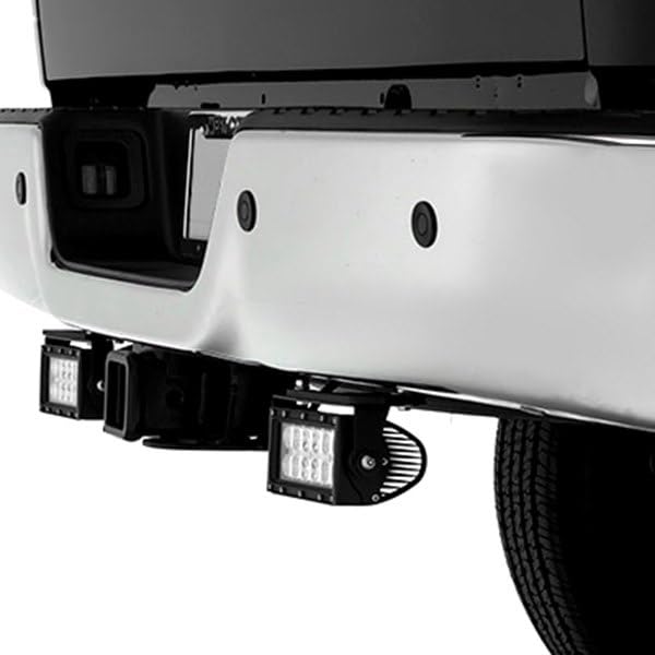 ZROADZ LED Mounting Bracket & Kit Under Rear Bumper - Compatible w/ 2017-2022 Ford F-250, F-350, F-450, F-550 - with (2) 6 Inch ZROADZ LED Lights (Included) with Wiring Harness - PN Z385471-KIT