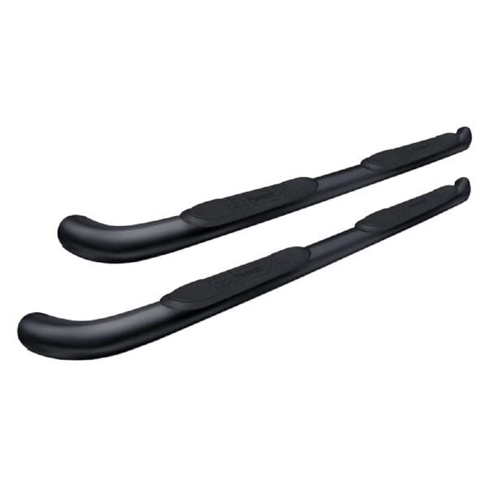 Rugged Ridge Tube Side Step Kit, 3 Inch, Round, Black; 07-18 Jeep Wrangler, 4 Door 11591.06