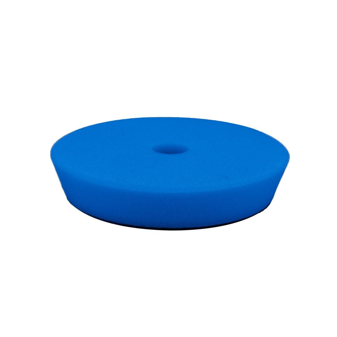 6” Maxshine Universal Blue High Pro Cutting Foam Pad | Compatible with DA & Rotary Polishers | Professional Foam Pad for Cutting, Polishing & Finishing | Bendable, Washable & Reusable Detailing Pad