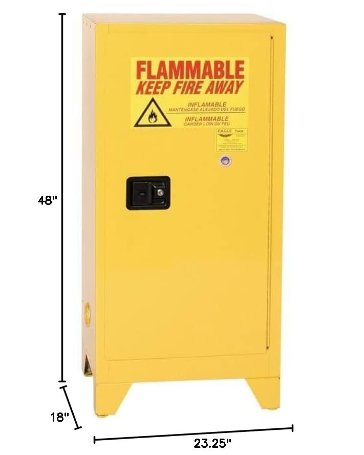 Safety Cabinet Flammable Liquid, Yellow