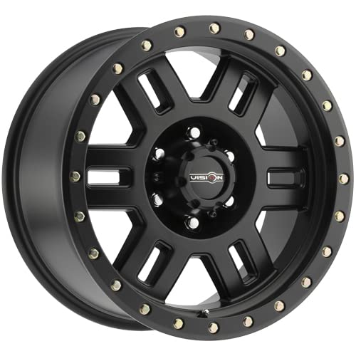 18x9 Vision Manx 398 Matte Black 6x135 +18mm Wheel Rim