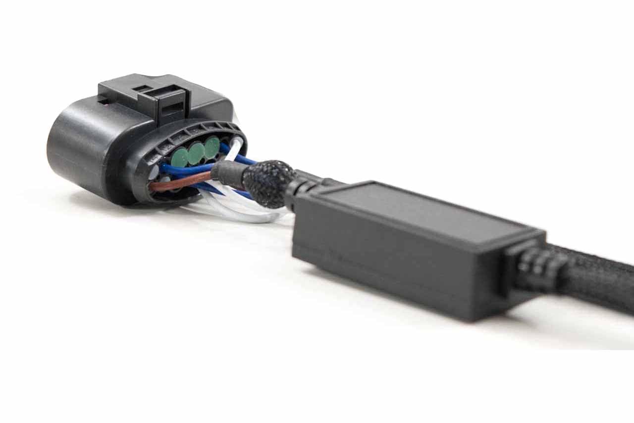 Dodge Ram Morimoto Conversion Harness (2013-2018) OEM Projector Headlight Conversion Harness for Quad Halogen Lights, Plug and Play (1x H125)