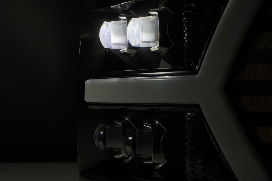 880209 AlphaRex USA Nova Series LED Projector Headlights fits Chevrolet Silverado 1500,Clear