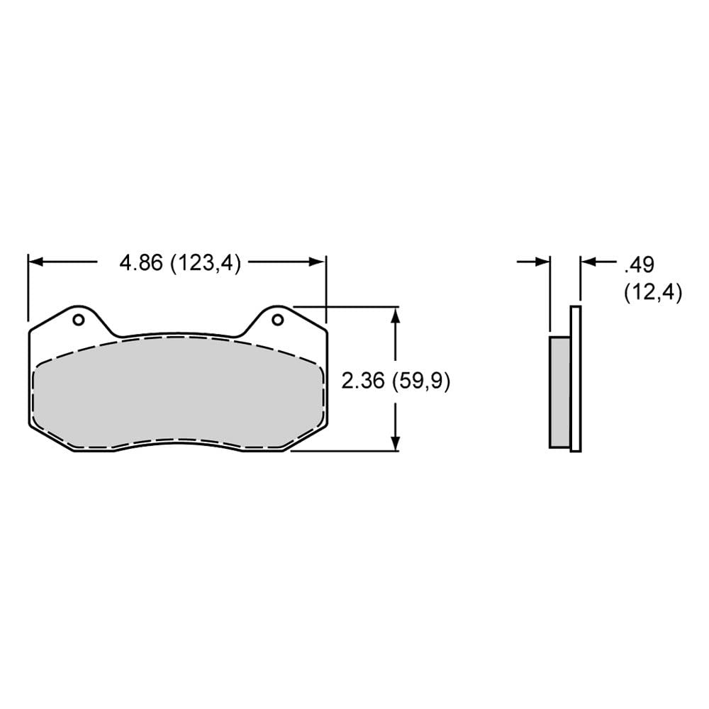 PolyMatrix Pad Set Wilwood - 6712 A Dynapro 6