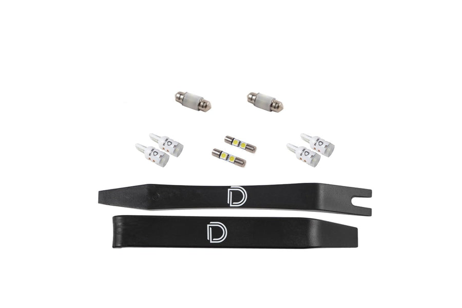 Diode Dynamics interior bulb pack LED compatible with Toyota FJ Cruiser 2007-2014, Stage 1