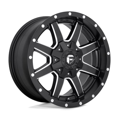 D538 1PC Fuel 22X9.5 6X135/5.5 MT-BLK-MIL 20MM - D53822959860