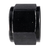 Black -3AN Aluminum Flare Cap Fragola