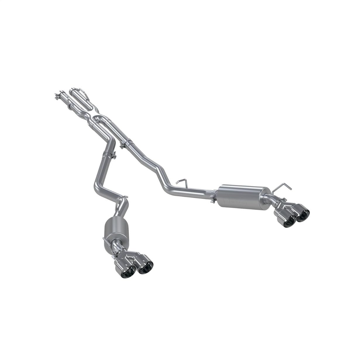20-21 Ford Explorer ST MBRP 3.0L Ecoboost SS 2.5in Dual Rear Exit w/Quad Tips - AL