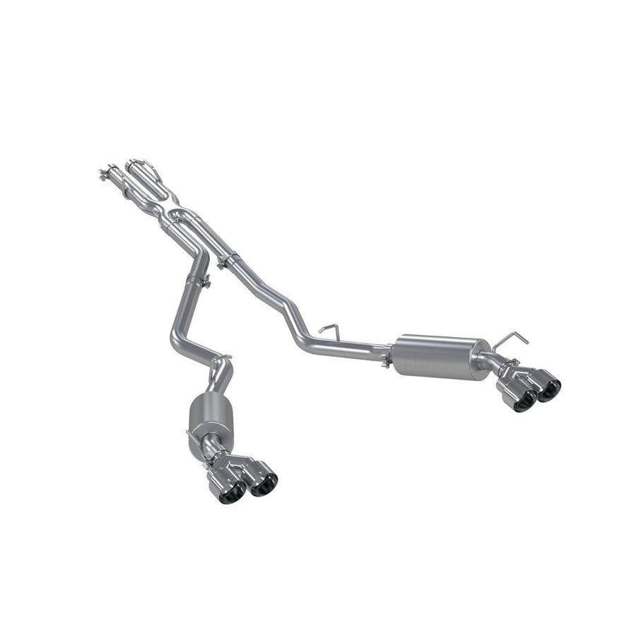 20-21 Ford Explorer ST MBRP 3.0L Ecoboost SS 2.5in Dual Rear Exit w/Quad Tips - AL