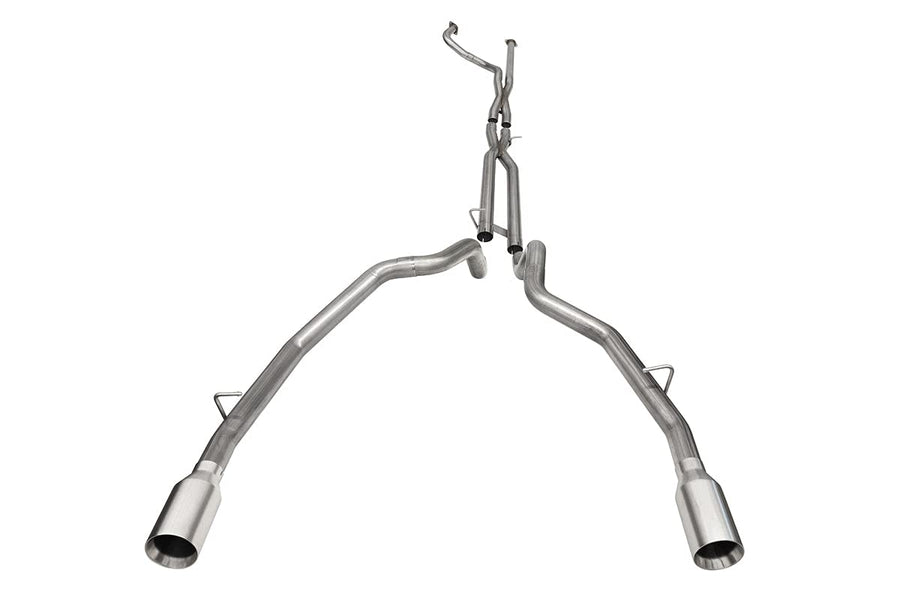 21-22 Dodge Ram TRX Crew Cab Corsa Baja Catback Exhaust Dual Rear Satin Tip - 21190