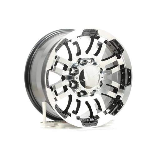 375 Vision Warrior Gloss Black Machined Face 17X8.5