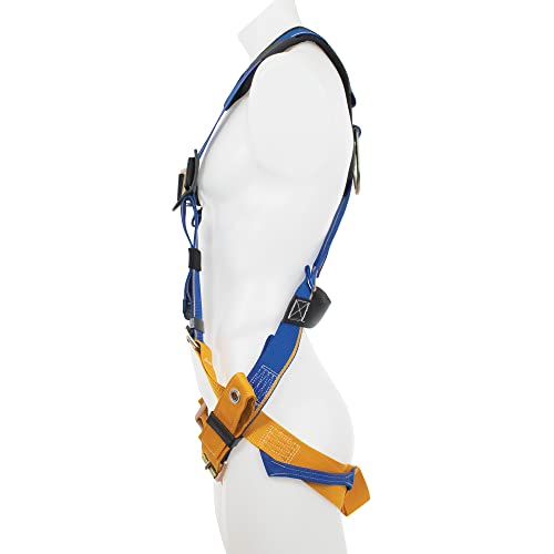H112002 Werner Blue Armor 2000 Standard (1 D Ring) Harness Tongue Buckle Legs (M/L), 1per Pack