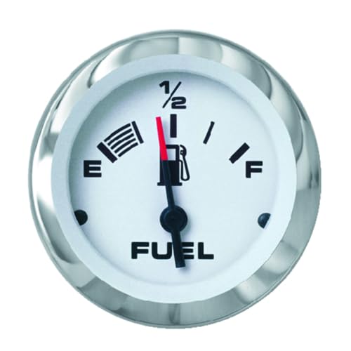 Lido Pro Series New Fog Resistant Gauges sierra 67653p Inboard/Sterndrive 6 Gauge Set - Includes Tachometer Speedometer w/ Pitot Tube Fuel Gauge Water temp Oil Pressure and Voltmeter