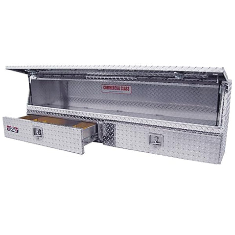 Truck Unique Accessories Tb400-96d-bd-bt High Cap.stake Bed Topsider W/bottom Drawers -black Texture Coat