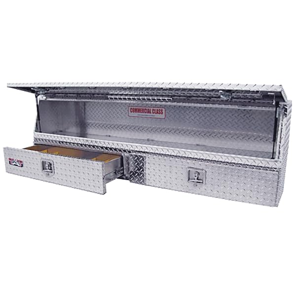 Truck Unique Accessories Tb400-96d-bd-bt High Cap.stake Bed Topsider W/bottom Drawers -black Texture Coat