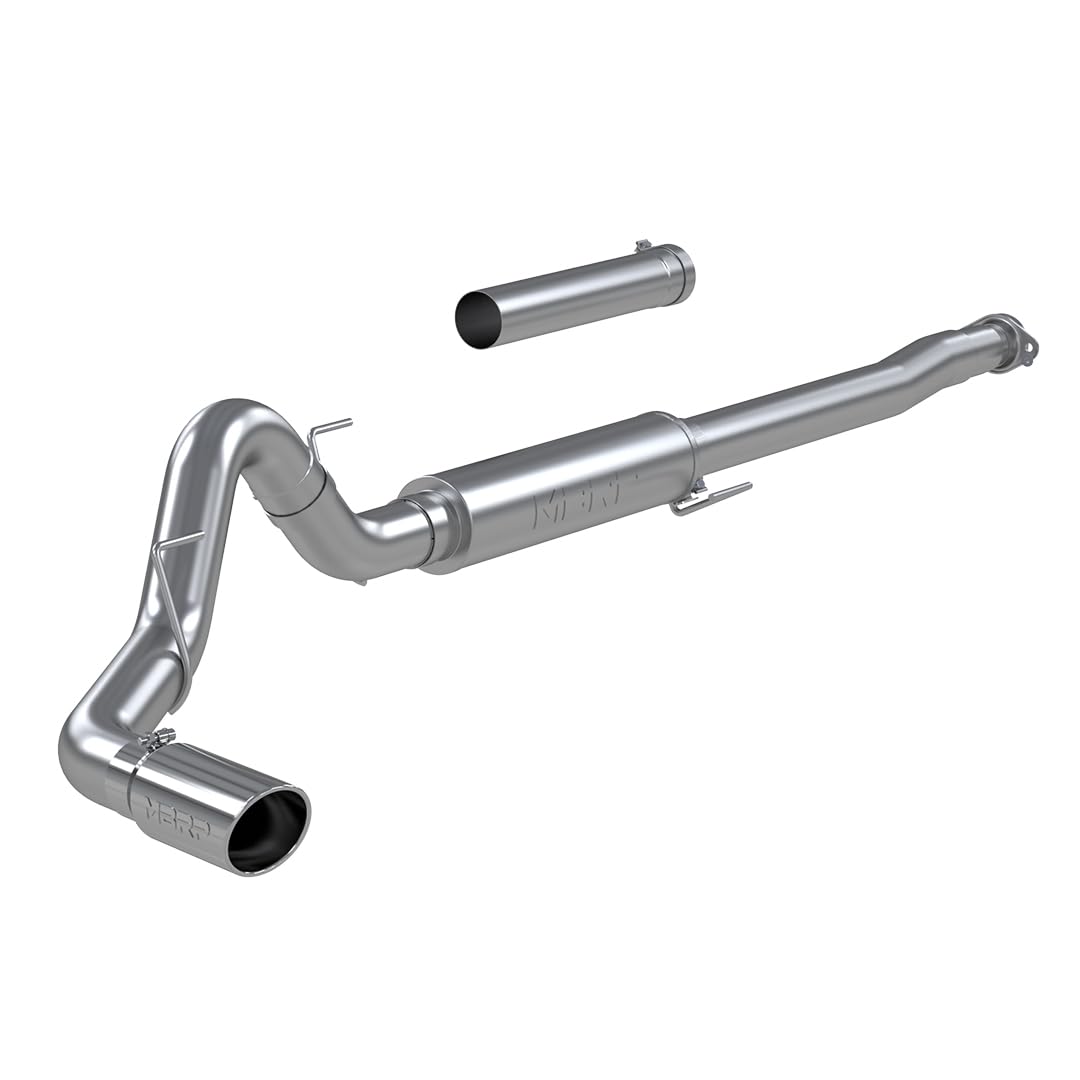 2021+ MBRP Ford F150 2.7L/3.5L/5.0L 4in Aluminized Steel Cat-Back - RACE VERSION