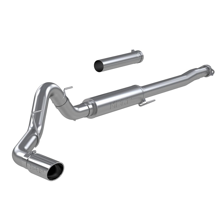 2021+ MBRP Ford F150 2.7L/3.5L/5.0L 4in Aluminized Steel Cat-Back - RACE VERSION