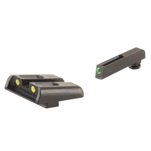Glock High TRUGLO TFO Handgun Sight Set - Green/Yellow Rear