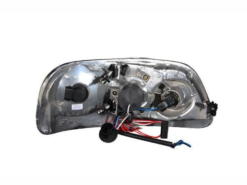 Ford Anzo USA 111031 Projector Halo LED Black Headlight Assembly, 1Pc - (Sold in Pairs)