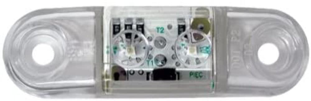 Led Peterson 1268W-MV Side Marker/Outline Light, Oval, Ece, 2M Leads 2.75"X.75" Mv