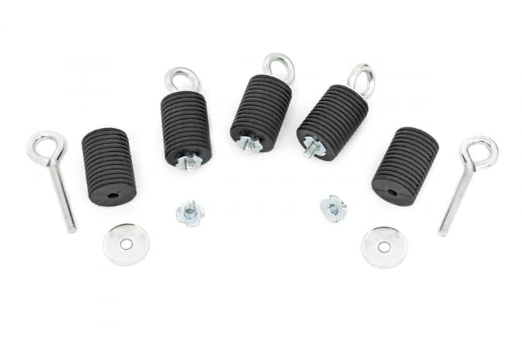 5-Piece Rough Country Bed Tie Down Kit for Polaris Ranger XP 1000-99010