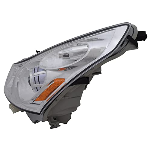 Left TYC Headlight Assembly Compatible with 2007-2008 Infiniti G35