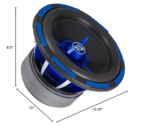 Power Acoustik 10" MOFO-104X Dual 4 Ω 1200W RMS Subwoofer