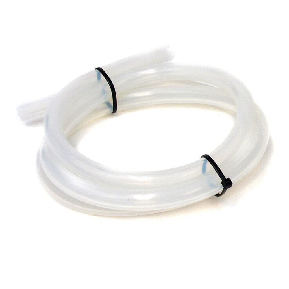 HPS Clear HTSVH5-CLEARx5 5' Length High Temperature Silicone Vacuum Tubing Hose (60 psi Maxium Pressure, 13/64" ID)