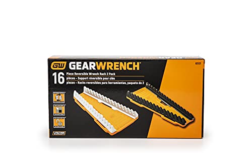 2 Pc. GEARWRENCH Reversible Wrench Rack, 16 Slot - 83121