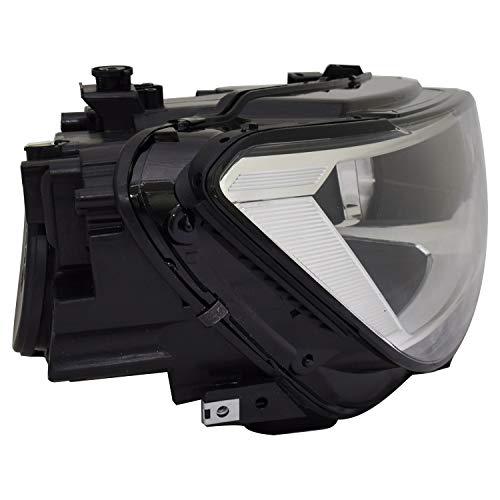 Right TYC Headlight Assembly Compatible with 2018-2020 Volkswagen Tiguan