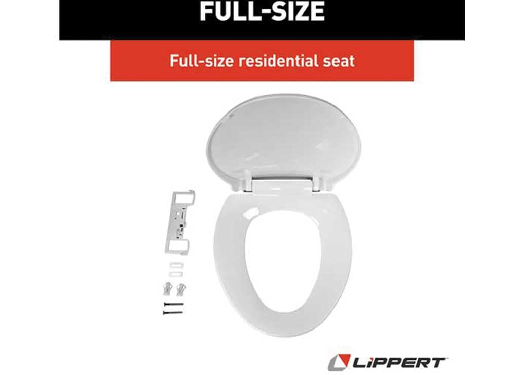 Flow Max Lippert Components 2022121972 RV Toilet Seat Assembly