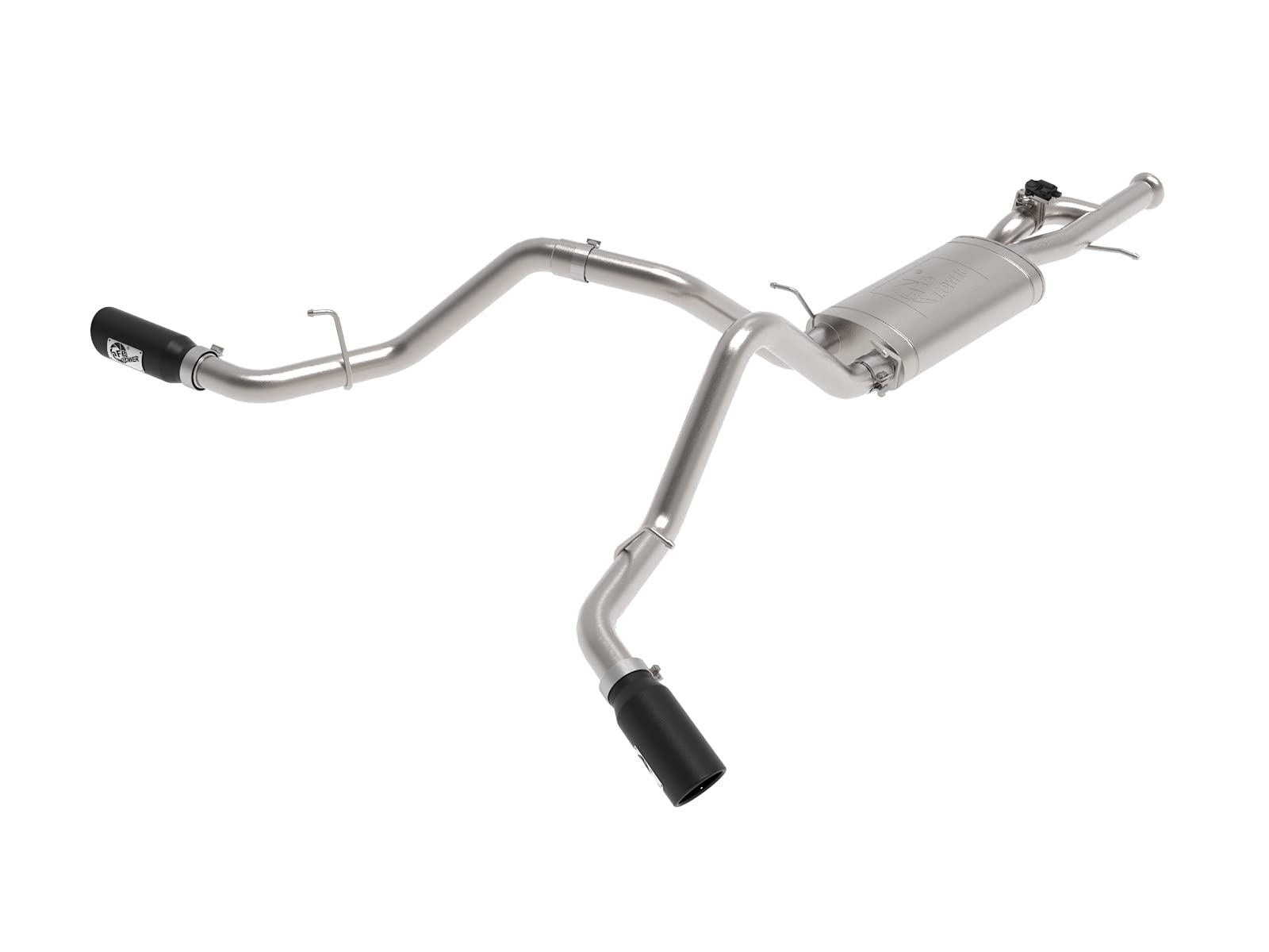 Gemini XV aFe POWER 49-34133-B 3" Cat-Back Exhaust System, Black Tips, 304 Stainless Steel, fits GM Trucks