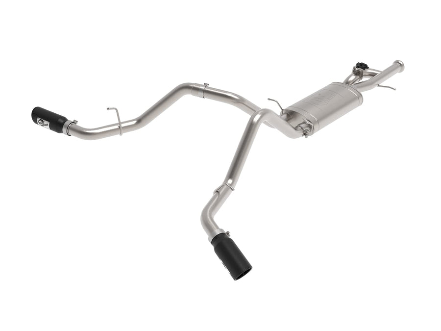 Gemini XV aFe POWER 49-34133-B 3" Cat-Back Exhaust System, Black Tips, 304 Stainless Steel, fits GM Trucks