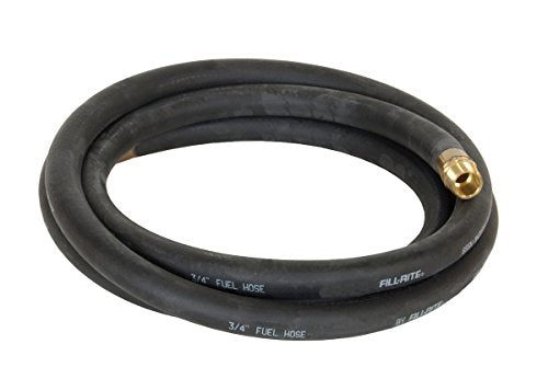 Fill-Rite Discharge Hose FRHS07512S with Stainless Steel Male Fitting, 3/4" x 12' EPDM, 3/4" BSPP